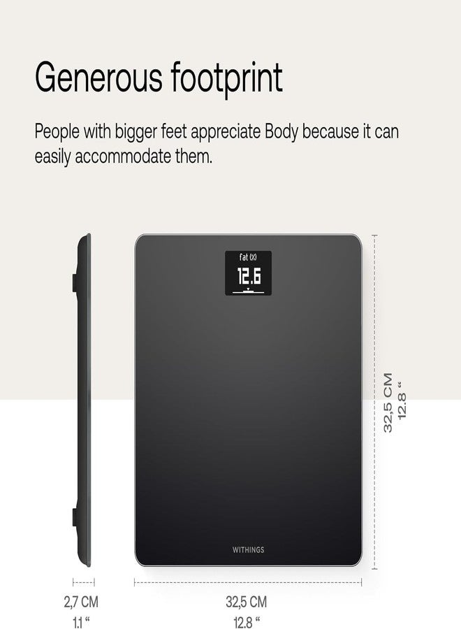 Withings Body - Digital Wi-Fi Smart Scale with Automatic Smartphone App Sync, BMI, Multi-User Friendly, with Pregnancy Tracker & Baby Mode - Image 2