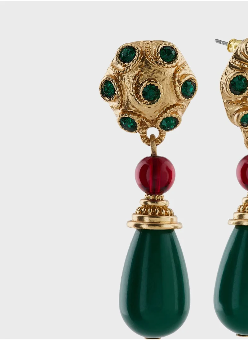Khizana Ethnic Drop Earrings
