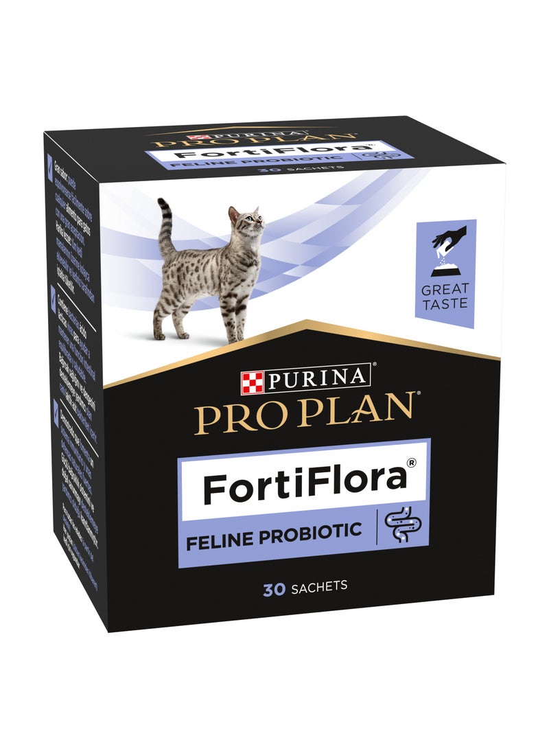 Purina Pro Plan FortiFlora Cat Probiotic Supplement 30 x 1g - Image 2