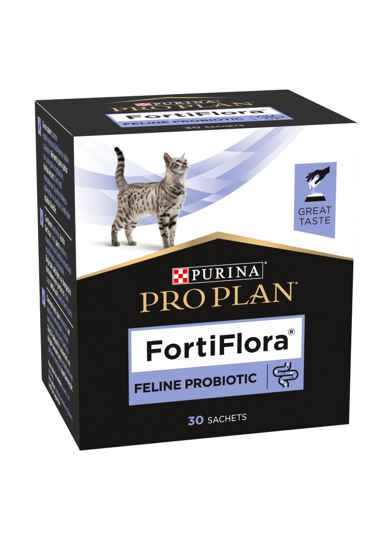 Purina Pro Plan Fortiflora Cat Probiotic Supplement 30 x 1g - Image 2