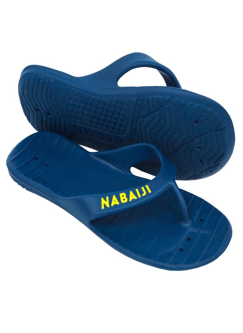 NABAIJI NABAIJI by DECATHLON, Men Pool Flip Flop Tonga 100 Lightweight & Water-Resistant Dark Blue  - Image 1