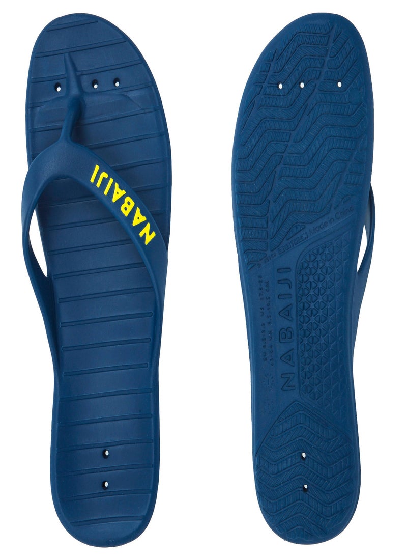 NABAIJI NABAIJI by DECATHLON, Men Pool Flip Flop Tonga 100 Lightweight & Water-Resistant Dark Blue  - Image 2