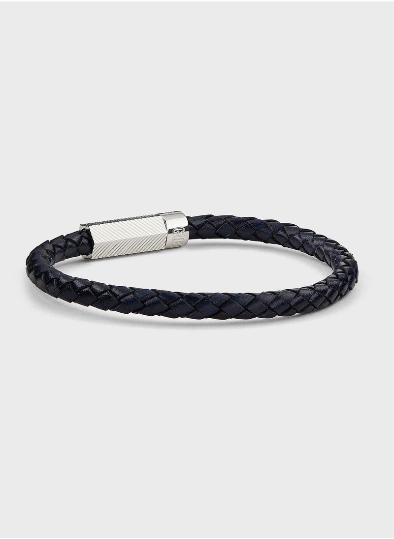GUESS Casual Leather Round Screw Jack Bracelet  - Image 2
