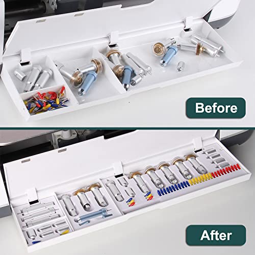 LOPASA Tool Organizer for Cricut Maker 4 Maker3 and Maker, Blade Storage Accessories and Supplies for Cutting, Cutting Machine Accessories Organization and Storage, Knife Blade Housing Organizer - Image 2