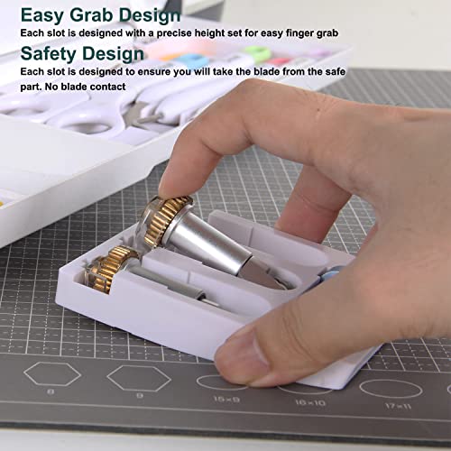 LOPASA Tool Organizer for Cricut Maker 4 Maker3 and Maker, Blade Storage Accessories and Supplies for Cutting, Cutting Machine Accessories Organization and Storage, Knife Blade Housing Organizer - Image 4