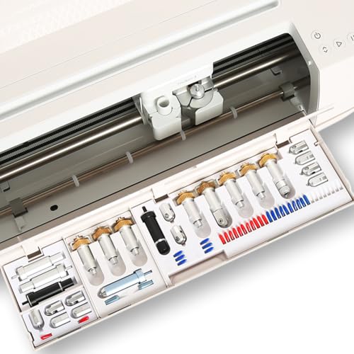 LOPASA Tool Organizer for Cricut Maker 4 Maker3 and Maker, Blade Storage Accessories and Supplies for Cutting, Cutting Machine Accessories Organization and Storage, Knife Blade Housing Organizer - Image 1