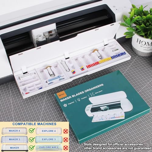 LOPASA Tool Organizer for Cricut Maker 4 Maker3 and Maker, Blade Storage Accessories and Supplies for Cutting, Cutting Machine Accessories Organization and Storage, Knife Blade Housing Organizer - Image 3