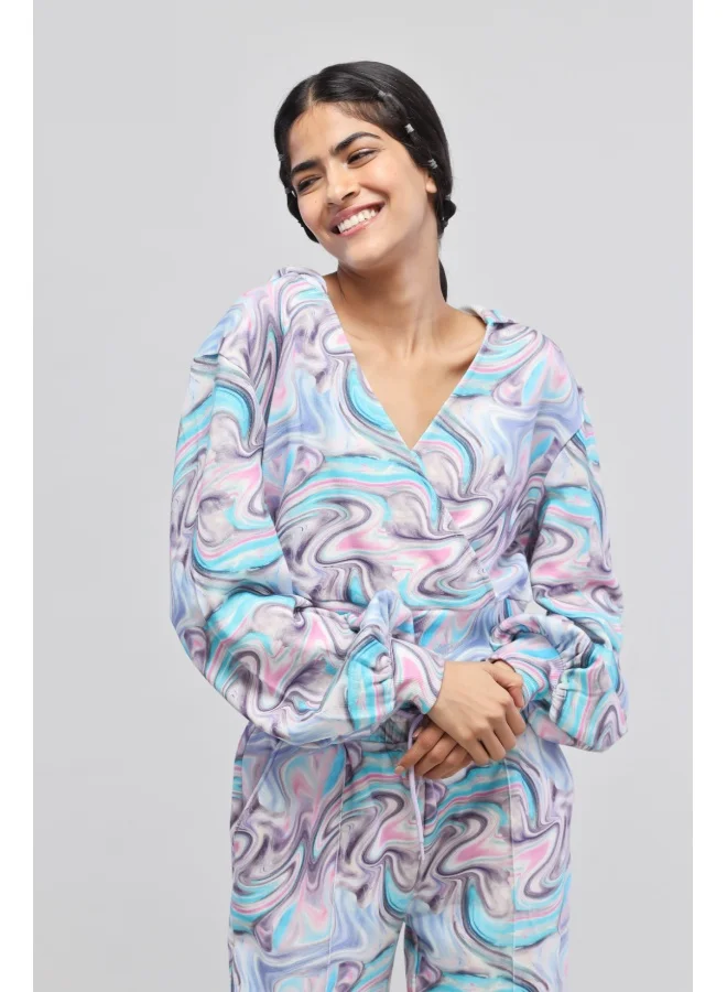 NeceSera Fluid Terry Hoodie