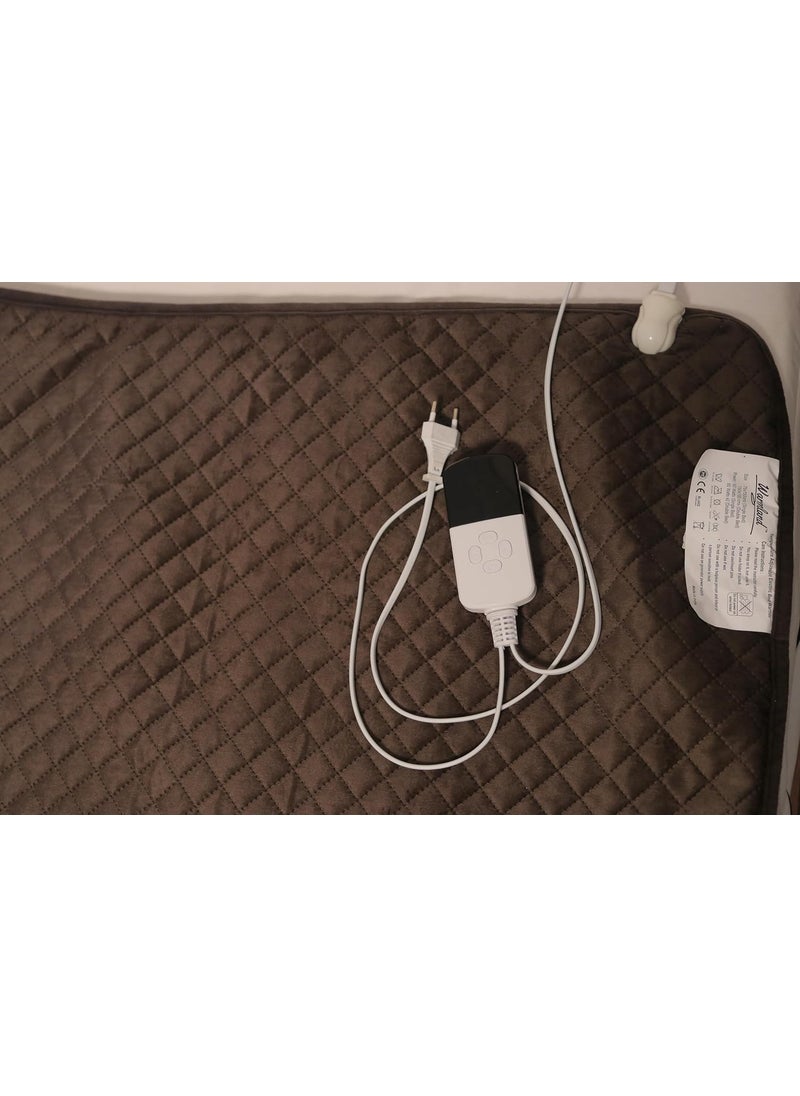 Warmland - Warmland Gold Range Digital Electric Bed WarmerBlanket30X60 Single with Digital Remote1 to 12 Hr AutoManual Cutoff Digital Display Temp Control 5 Year Replacement Warranty Grey - Image 1
