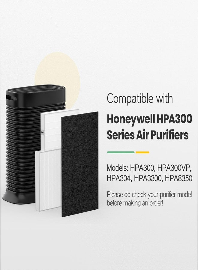 isinlive HPA300 HEPA Filter Replacement Compatible with Honeywell Air Purifier HPA300 Series, HPA300, HPA304, HPA8350, HPA300VP, HPA3300b, HPA5300 - Image 2