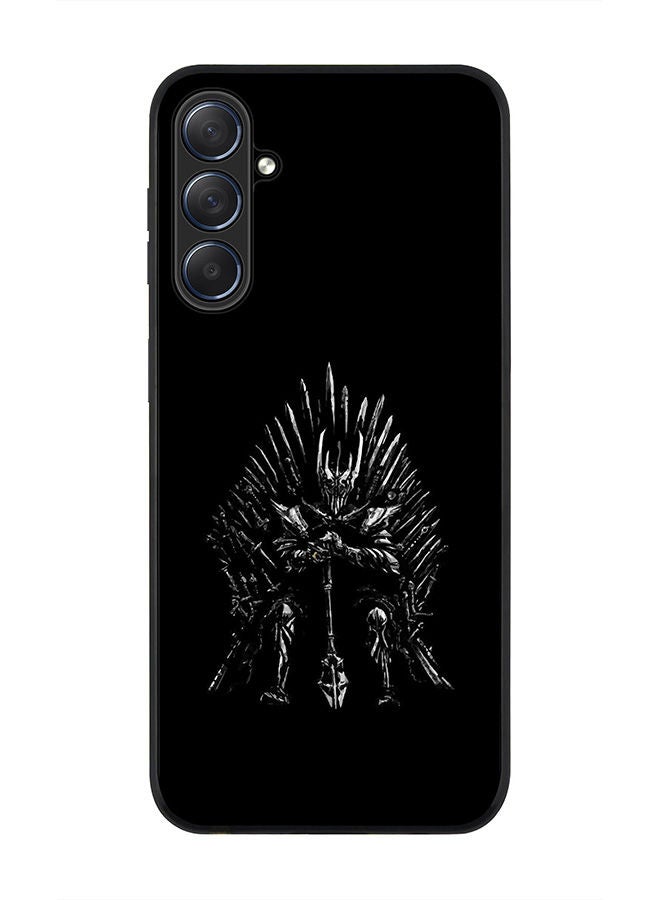 Stylizedd Rugged Black edge case for Samsung Galaxy M54 5G, Slim fit Soft Case Flexible Rubber Edges Anti Drop TPU Gel Thin Cover -  GOT One Throne - Image 1