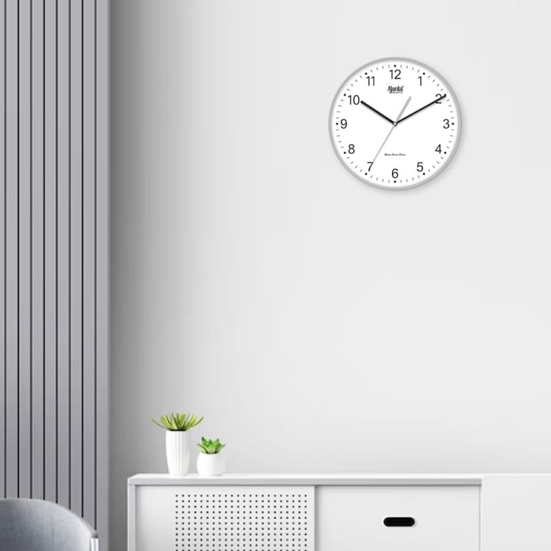 Ajanta Wall Clock - Home Decore Series Clocks - 1187 - Grey - Image 2