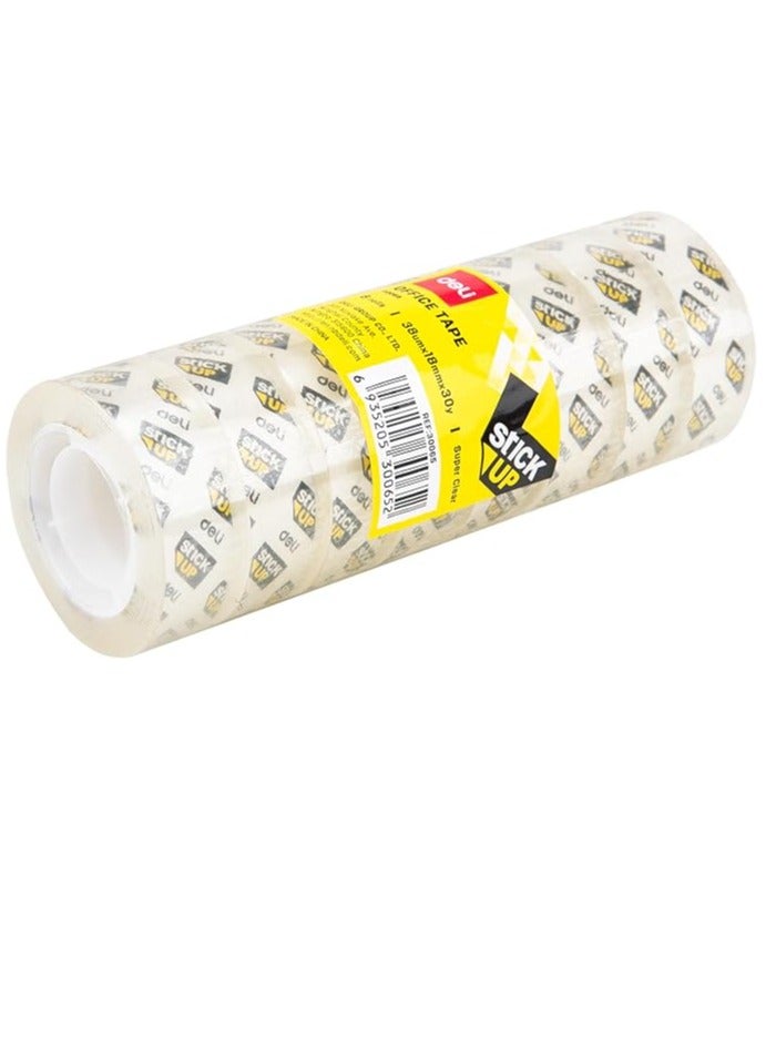 Deli 24-Piece Office Tape Set Clear - Image 2