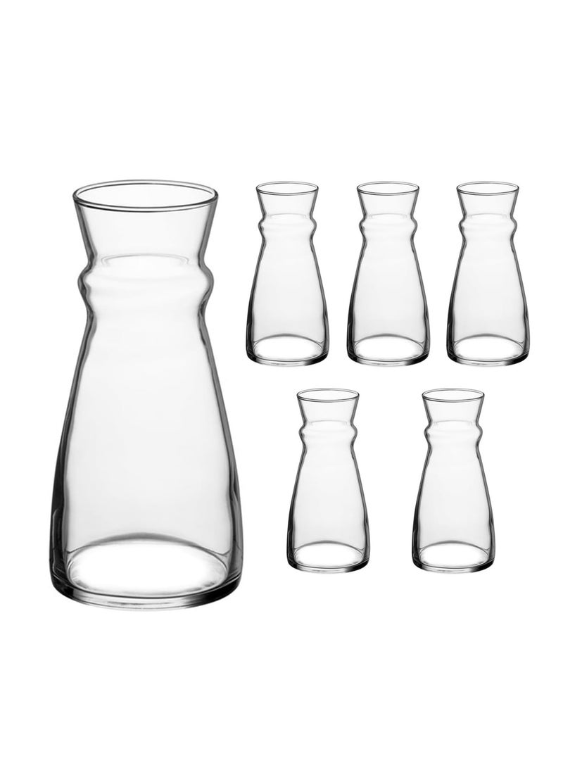 Glass Pitcher - 300ml - 6 pack - Beverage Pitcher Carafe  - Image 1