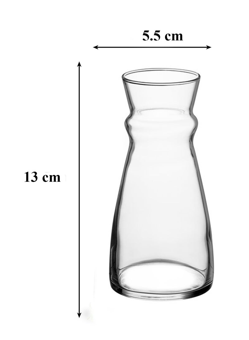 Glass Pitcher - 300ml - 6 pack - Beverage Pitcher Carafe  - Image 3