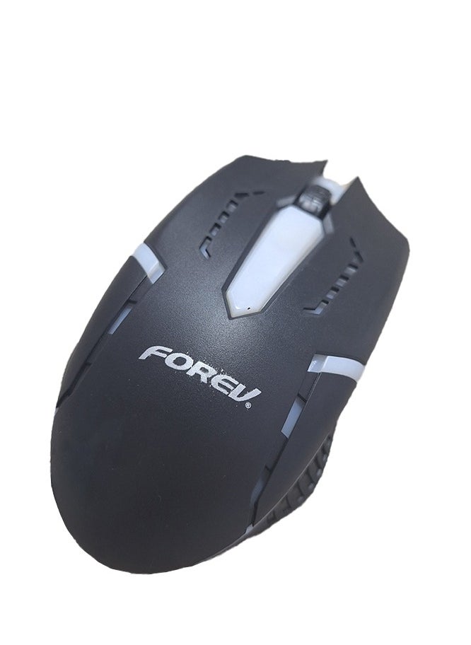 Office mouse, (RGB) for computer and laptop, for personal and office use, model FV-156 / 800 DPI, supports Windows 7-8-8.1-10 or later / Mac OS