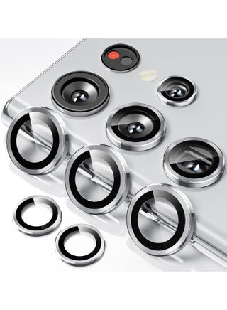 [5 in 1] Camera Lens Protector for Samsung S23 Ultra, Scratch-Resistant Ultra-Thin Tempered Glass with Aluminum Edge, Drop-Proof Alloy Camera Screen Protector for S23 Ultra (S23 Ultra, Silver) - pzsku/Z52405454328CDA96320DZ/45/_/1725716935/cc61a256-b6a4-407a-aa86-3c94b5f9f04f