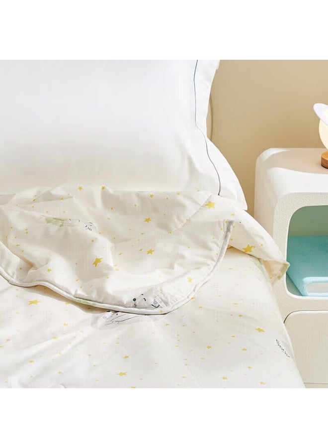 Luolai Children's, Tuan Tuan Bear, Maternity And Baby Class A Pure Cotton Antibacterial 100% Silk Quilt, Spring And Autumn Quilt, 4.7 Jin, 200*230cm