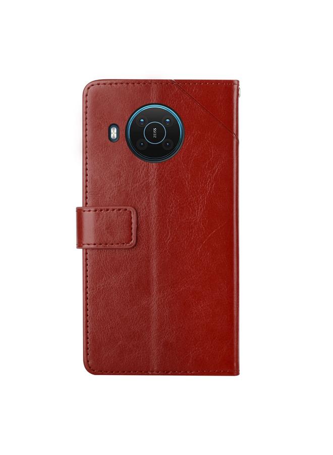 S-TOP Case For Nokia X10 / X20 Y Stitching Horizontal Flip Leather Phone Case - Image 3