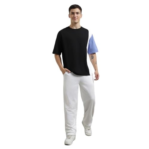 NOBERO Men Colorblock T-shirt With Joggers - Image 1