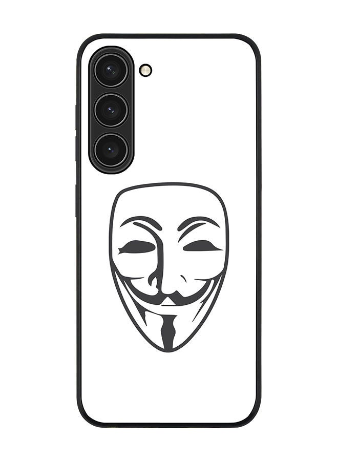 Stylizedd Rugged Black edge case for Samsung Galaxy S23+ 5G Slim fit Soft Case Flexible Rubber Edges Anti Drop TPU Gel Thin Cover - Vendetta - Image 1