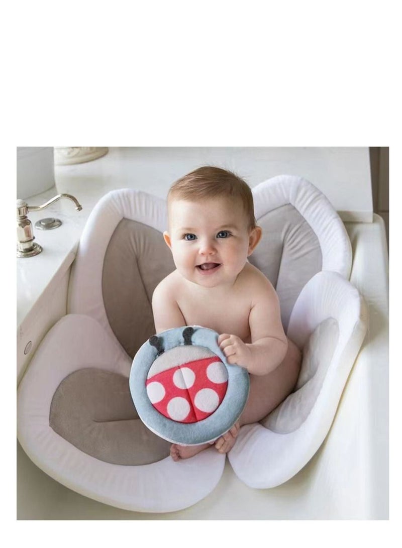 Y&D Lotus Premium Plush Spa Bath In Your Sink Infant Bathtub  - Image 2