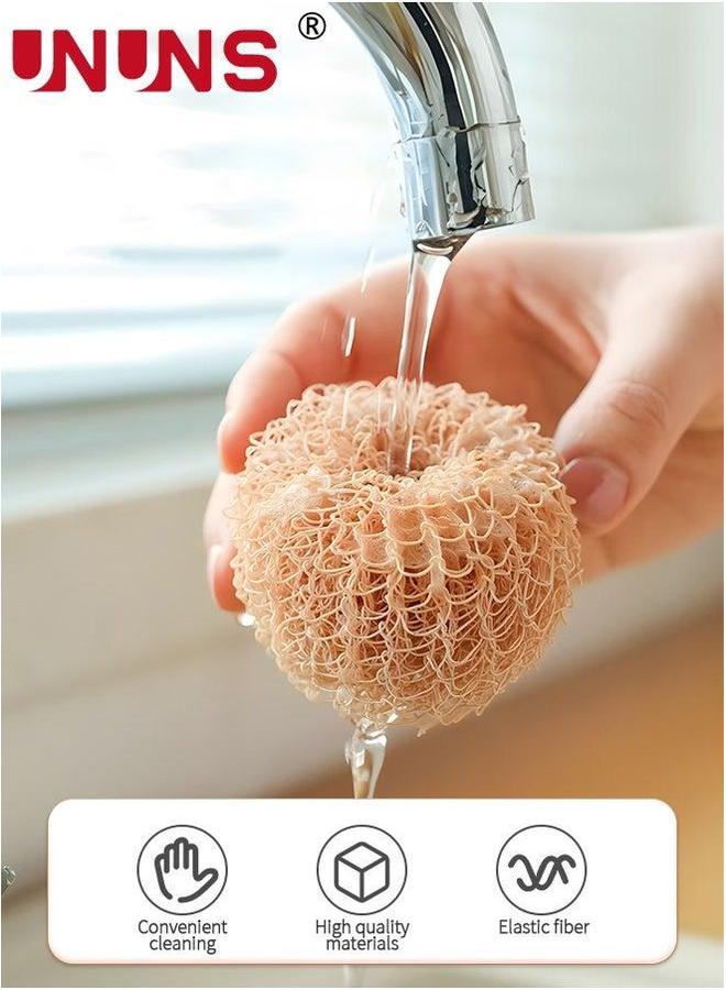 UNUNS 6PCS Eggshell Dish Brush, Washing Brush Cleaning Kitchen with Holder for Pot Pan Sink  - Image 3