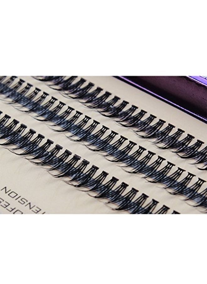 Bodermincer Scala 8-16Mm To Choose Fish Tail Design 120Pcs Thickness 0.1Mm C Curl 12 Root Women Lady Individual Black False Eyelash Cluster Eye Lashes Extension Tools (12Mm)  - Image 4