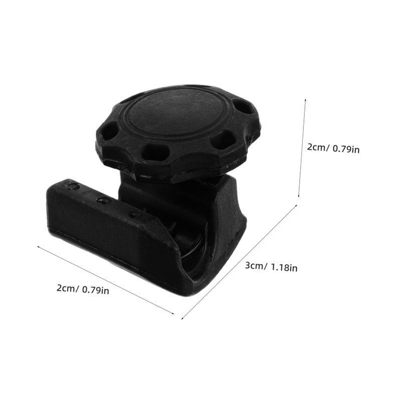 4 Sets Black Plastic Football Helmet Visor Clip Screws For Helmet Stability - Image 3