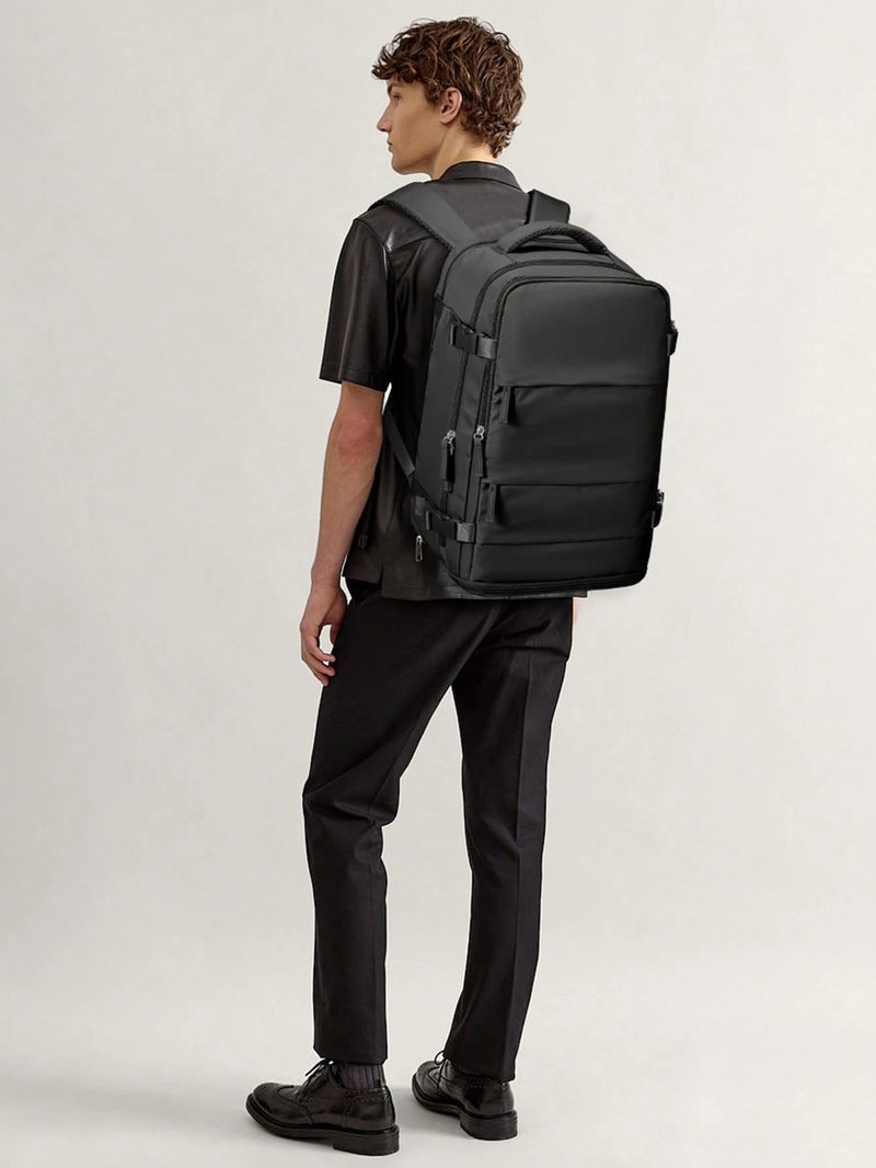 Glowic Travel Laptop Backpack for Men Women | Waterproof Multipurpose College Office Bag with Large Capacity - Image 2