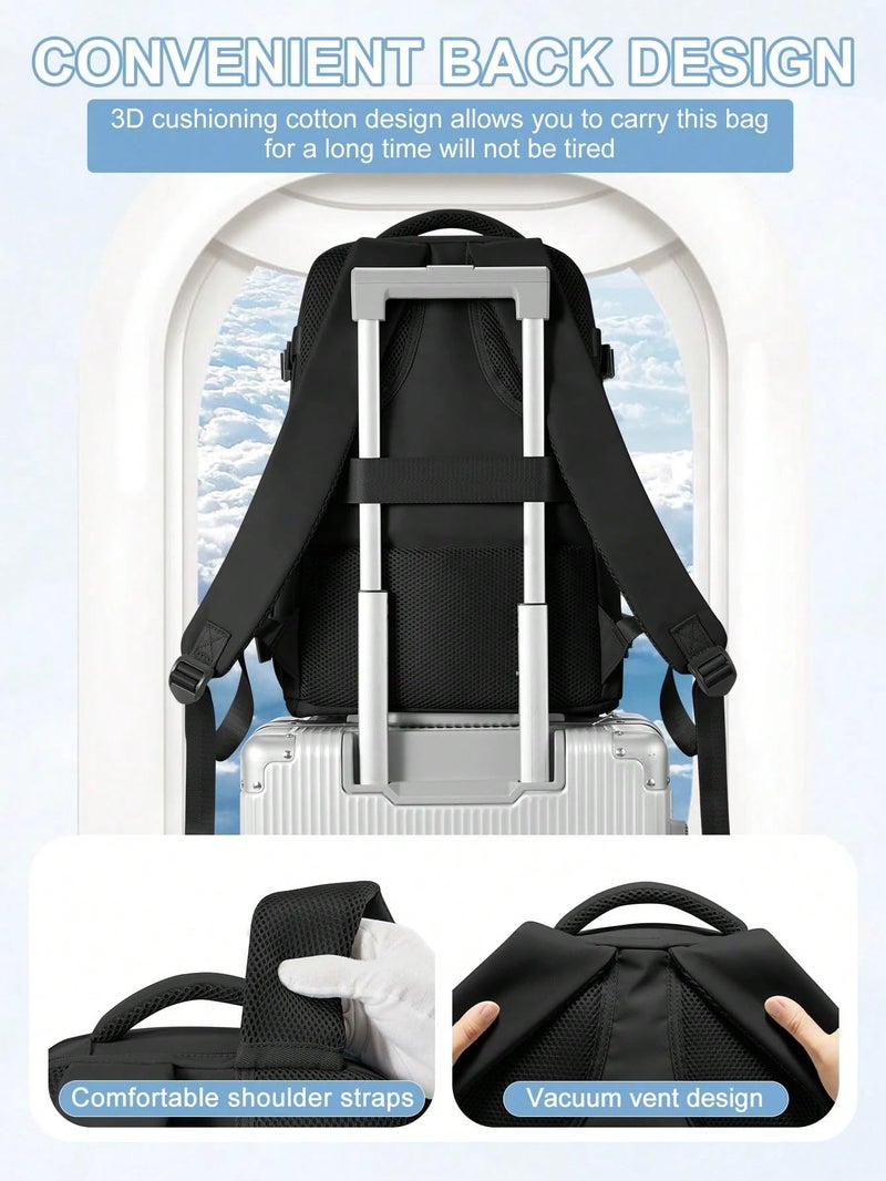Glowic Travel Laptop Backpack for Men Women | Waterproof Multipurpose College Office Bag with Large Capacity - Image 4