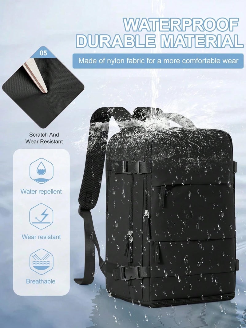 Glowic Travel Laptop Backpack for Men Women | Waterproof Multipurpose College Office Bag with Large Capacity - Image 5