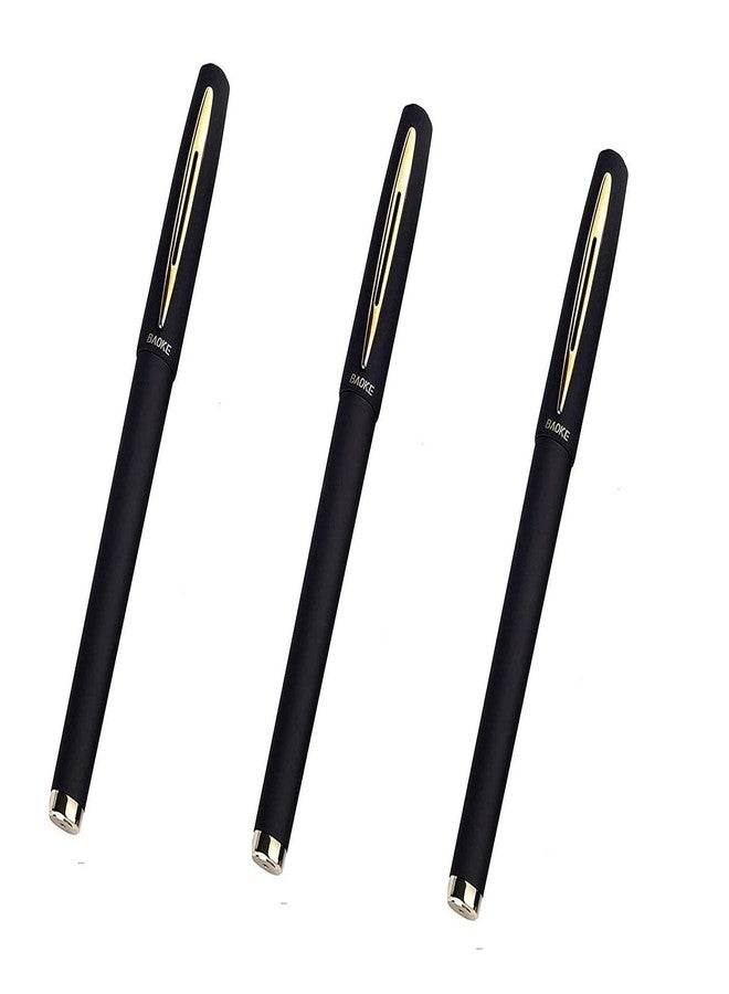 Baoke Set of 3 Smooth Roller Gel Ink Pen for Office/Students Use (Black, 0.7) - Image 1