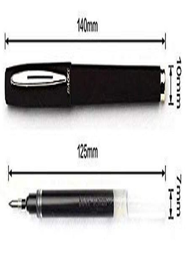 Baoke Set of 3 Smooth Roller Gel Ink Pen for Office/Students Use (Black, 0.7) - Image 3