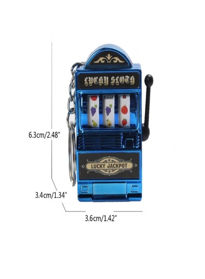 AROAQ Mini Fruit Slot Machine Keychain Lightweight Pendant Lucky Charm Bag Decoration Novelty Gifts for Kids and Adults - Image 4