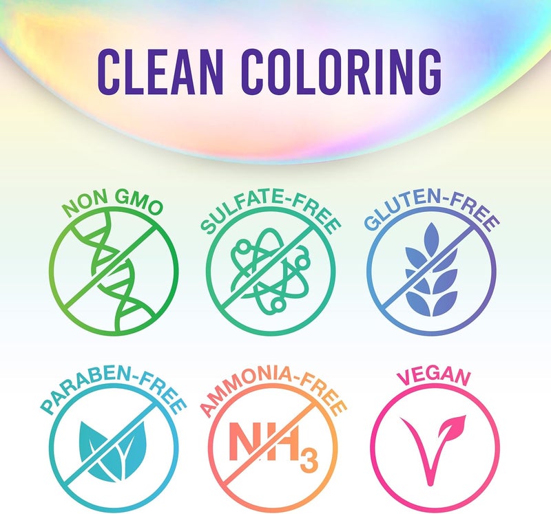 Punky Violet Semi-Permanent Conditioning Hair Color - Vegan, PPD and Paraben Free, 3.5oz - Image 4