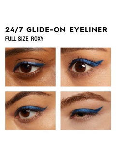 Urban Decay 24/7 GlideOn Eyeliner Pencil Roxy Metallic Bright Blue with Glitter Finish AwardWinning Waterproof Eyeliner LongLasting Intense Color  - Image 3
