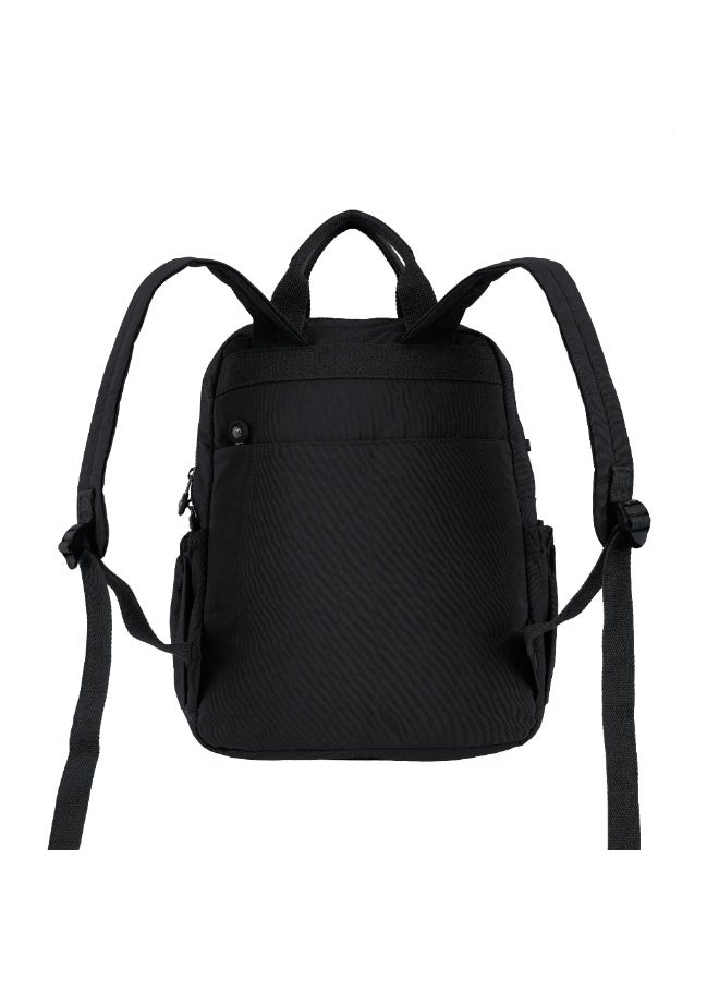 CAPRICE COLLECTION Unisex Medium Backpack – BLack, Lightweight, Water-Resistant Nylon, 10L - Image 2