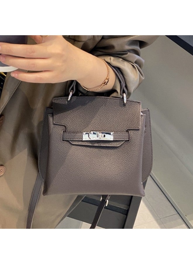 Bag  New Women's Bag Fashionable All-match Retro Top Layer Cowhide Bag Shoulder Crossbody Leather Bag - Image 2