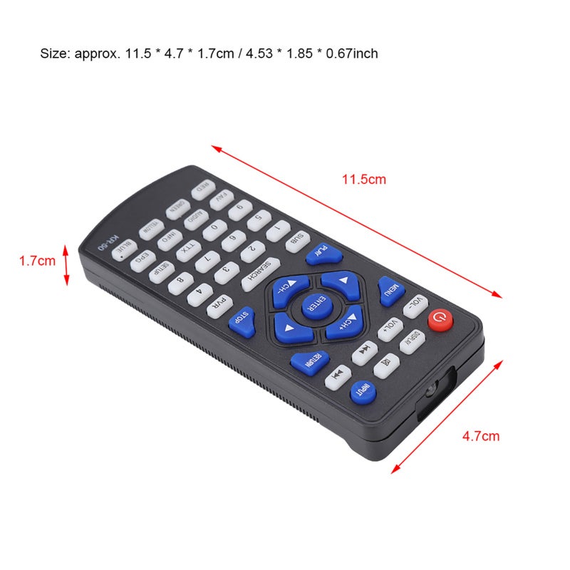 Replacement TV Remote: ABS Material, Stable Performance, Low Power Consumption Digital TV Controller - Long Transmission Distance, Easy Operation Television Remote Control for Damaged or Lost Remote R - Image 5