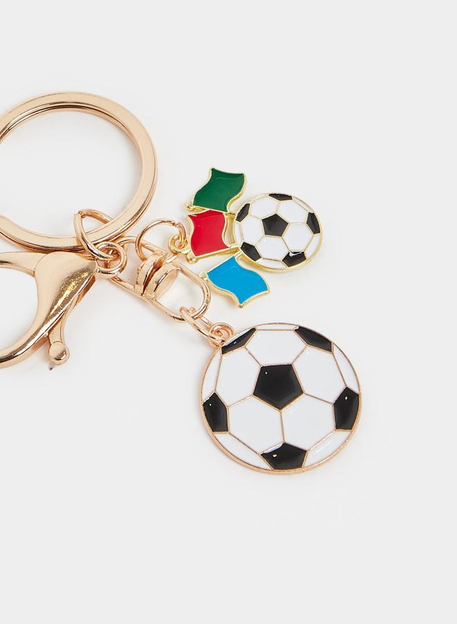 Styli Football Keychain with Hook - Image 3