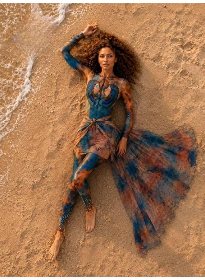 بوركيني نسائي كامل – ملابس سباحة بتصميم وحرية حركة مثالية الكود 241 (F) - Image 5