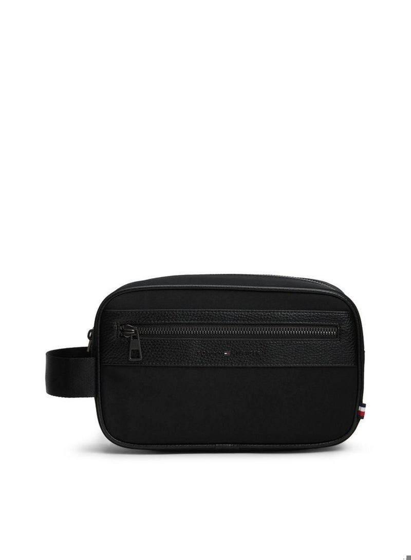 TOMMY HILFIGER Logo Textile Washbag - Image 1