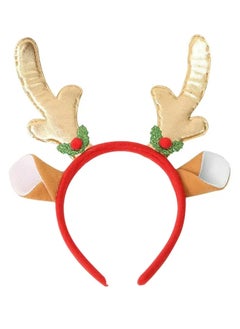 Gold and White Antler Headband