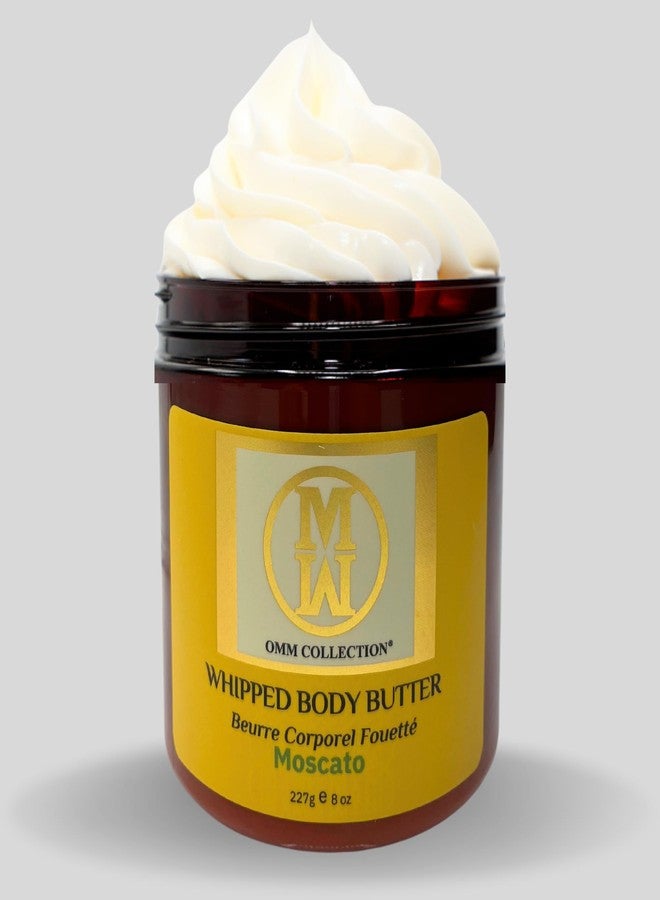 OMM Collection Natural Whipped Body Butter Soufflé For Dry & Sensitive Skin - Whipped Shea Butter Infused By Vitamin E & A, Mango Butter & Cacao Butter - (Moscato - Image 2