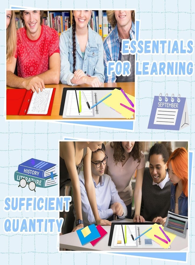 Gosodeny Back to School Essentials Includes Notebook Markers Pencil and Much More Back to School Supply (2, High School) - Image 5