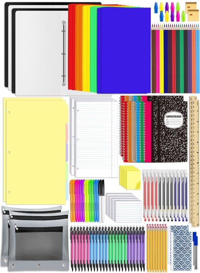 Gosodeny Back to School Essentials Includes Notebook Markers Pencil and Much More Back to School Supply (2, High School) - Image 1