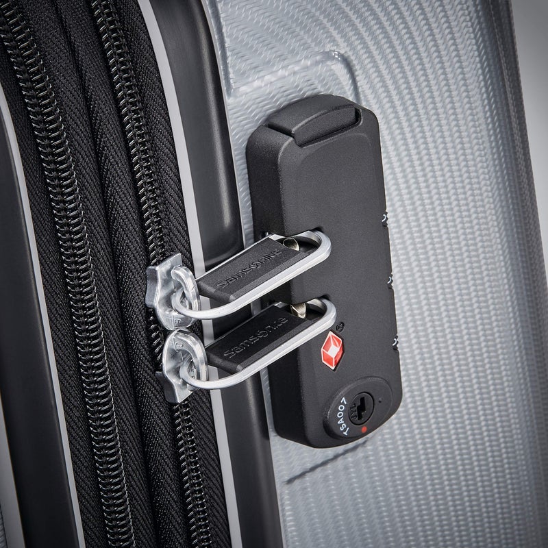 Samsonite Winfield 3 DLX Hardside Expandable Luggage with Spinners, Silver, Carry-On 20-Inch - Image 3