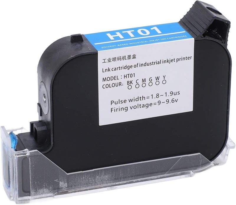 Handheld Printer Ink Cartridge, Handheld Inkjet Printer Ink Cartridge, ABS Handheld Printer Cartridge Inkjet Printer Cartridge for Wood, Fabric, Metal, Fabric, Glass - Image 1