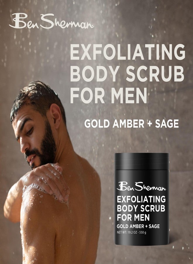 Ben Sherman Exfoliating Body Scrub For Men with Shea Butter Vitamin A and C, Moisturizing Hydrating Body Scrub for Healthy Skin - Image 2